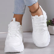 Elegant Urban Stride: All-Season High-Top Sneakers with Lace-Up Closure, Comfortable Walking Shoes for Casual & Sporty Attire, Casual Walking Shoes | Stylish High Top Sneakers | Durable Footwear