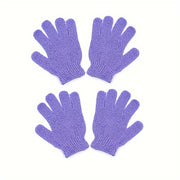 4pcs/8pcs/12pcs/20pcs Bathing Gloves, 100% Nylon Double-sided Exfoliating Gloves, Suitable for Beauty, Spa, Massage, Skin, Shower, Body Scrub, Bath Accessories, Also a Good Gift for Family Members, Random Color