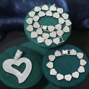 1 Pair of Earrings + 1 Necklace Bohemian Chic Jewelry Set - Rhinestone Mosaic Accents, Luxury Urban Fashion, Perfect for Christmas Banquet and Daily Occasions