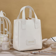 1pc Large Capacity Makeup Bag, Portable Large Opening Makeup Bag, Double Zipper Home Travel Bag