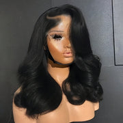 Bob Wig Human Hair 13x6 Lace Front Wigs 10 12 14 16 18 20 Inch Loose Body Wave HD Lace Frontal Wigs Wigs Human Hair Pre Plucked Short Bob Wigs For Women Natural Black Color