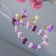 Fashionable Universal Phone Accessory With A Short Crystal Chain, Pure Phone Case, Pendant, And Wrist Strap