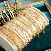 20pcs/Set Fashionable Minimalist Elegant Chic Retro Design Crystal Snake Bone, Braided, Airplane, Simplistic Metal Chain Bracelets, Multi-Style Assorted Jewelry Set, Suitable For Holidays, Parties, Dates, Gifts, Everyday Wear