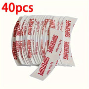 20/40pcs Waterproof Lace Wig Tape - Strong Double-Sided Adhesive for Secure Hair Extensions & Wigs,