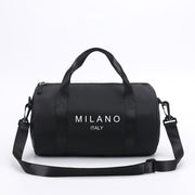 1pc Milan, Italy Print Mini Shoulder Crossbody Bag - Preppy Style, Durable Zipper, Lightweight & Cute Dance Bag, Ideal for Sports & Leisure, Gym Travel Shoulder Bag, Perfect Christmas Gift, Gym Bag | Preppy Style Bag | Adjust