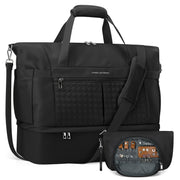 Luxury Large Capacity Duffle Bag, Women'S Gym Bag, 10.57gal Travel Luggage with Shoe Compartment And Wet Pocket, Waterproof Weekend Bag, Sports Tote for Swimming And Yoga.