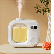 Automatic Mini Aromatherapy Diffuser, Mini Humidifier, Long-Lasting Deodorizer for Toilet and Bedroom, Night Light Function, Small Wireless and Portable Humidifier, Air Freshener Diffuser, Easy to Clean, Suitable for Plants,