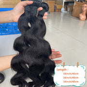Body Wave Bundles Human Hair Brazilian Weaving Natural Black 3PC Bundles Deal Virgin Hair 30 Inch Raw Hair Extensions