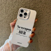 Faith-based Sacred Text Verse Quotes Aesthetic Autumn Decor Phone Case for iPhone 16 Pro Max Case 11 15 14 13 12 Pro Max Plus Case Black and Silvery Shockproof Phone Cases Faith-based Gifts for Sister Women Men
