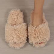 Women'S Plush Slippers for All Seasons, Cozy Indoor Footwear with a Stylish And Minimalist Design.