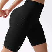 Women'S Seamless High-Waisted Sports Cycling Fashion Leisure Solid Color Soft Rib Thick Warm Sports Sweatpants, Capri Pants & Padded Yoga Leggings, Breeches & Knee-Length Shorts, Women'S Activewear & Underwear