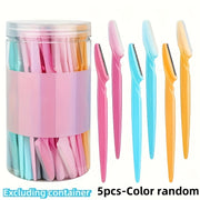 10pcs/5pcs A Set Of Multi-functional Facial Trimmers, Suitable for Women And Men - Trimmers with Safety Protective Cover, Suitable for Eyebrows, Body, Face, Bikini Area, Etc