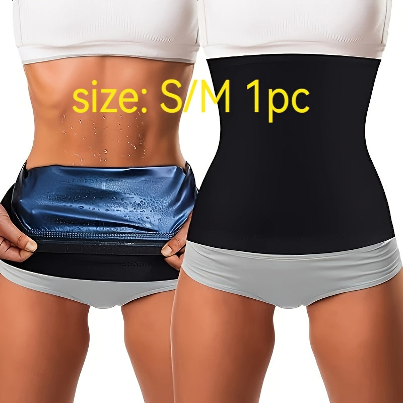 High Sweat Belt for Gym, Yoga & Sauna - Abdominal Control Belt with Flame Design, Non-Woven Fabric for Intense Workouts, Core Support & Weight Loss, Hand Wash/Dry Clean, Flame Pattern Design | Breathable Material