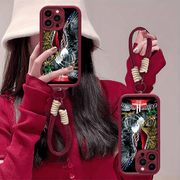 New Cartoon Eagle Phone Cases Designed for The Iphone 14 Pro, Featuring a Lanyard Suitable for All Genders. These High-Quality TPU Soft Silicone Cases Offer Anti-Fall Protection And Serve As Mobile Phone Accessories.