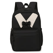 Airline Approved Unisex Carry-On Backpack - Foldable Oxford Fabric with Adjustable Straps, Zipper Closure & Pink Bow Design for College, Travel, Hiking, School (Hand Wash Only), Travel Backpack | Casual Backpack | Durable Bac