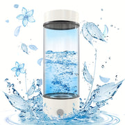 Portable hydrogen water bottle, upgraded version of 1000mAh rich in hydrogen water cup, rechargeable electrolytic hydrogen generator for 3 minutes, bubble machine spare parts, suitable for home office travel fitness