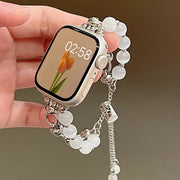 1pc Women's Fashion Cat Eye Stone Bead Bracelet with Adjustable Rope Buckle - Elegant Beaded Design, Versatile Accessory for Watch, Jewelry & Fragrance Display, Fashion Accessory | Stylish Timepiece Enhancement | Goldtoned Ha