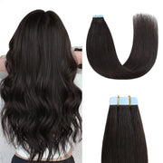 18inch-26inch Tape In Hair Extensions Human Hair 20pcs/Pack Remy Straight Invisible Tape Adhensive Hair Extensions Suitable For All People