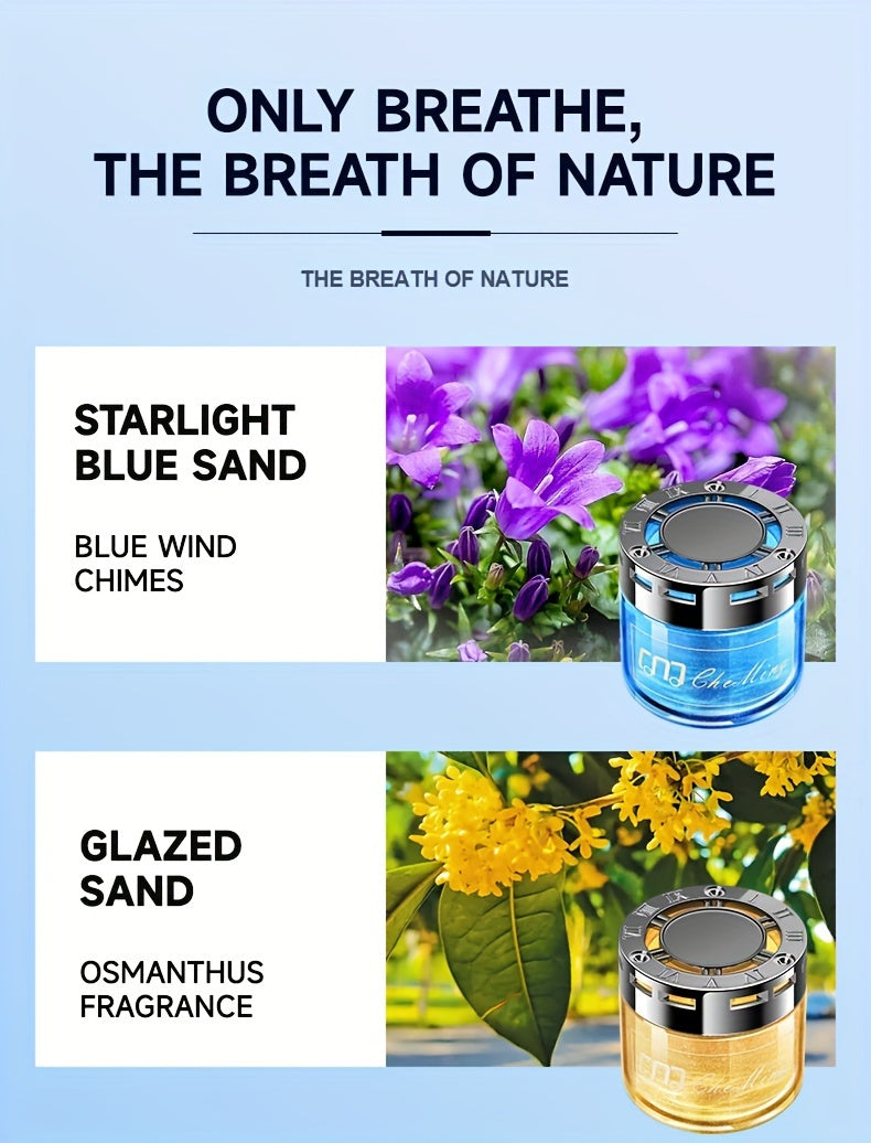 Car Cologne Jasmine High-End Car Interior Solid Balm Long Lasting Light Fragrance for Men, Car Air Freshener