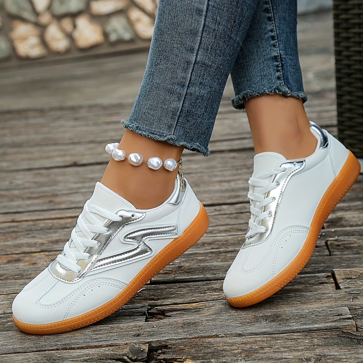 Women's Lightweight Slip-Resistant Casual Sneakers - Vibrant Pink & Black Synthetic Cover Low-Top Shoes with TPR Sole, Breathable Fabric Lining & All-Season Comfort for Casual Attire, Allseason Shoes | Sporty Look | Breathabl