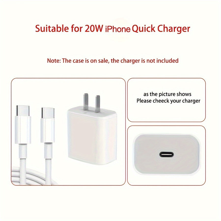The Iphone Charger Case Applies to The Apple 18W20W Charging Head Mobile Cable