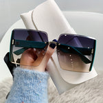 [Polarized Glasses] European And American Fashionable Retro Large Box Advanced Polarized Glasses | UV Resistant And Colorful