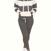 Two Piece Outfits For Women Casual Jogging Suit Set Long Sleeve Sweatshirt And Sweatpants Tracksuit Athletic Loungewear