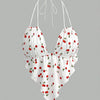 Ladies' Solid Color Halter Neck Drawstring Backless Sexy Tank Top with a Wavy Hem And Heart-Shaped Design.