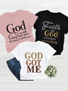 [3 Packs Crew Neck T-Shirt] 3 Packs Letter Print Crew Neck T-Shirt, Casual Short Sleeve T-Shirt For Spring & Summer, Women's Clothing