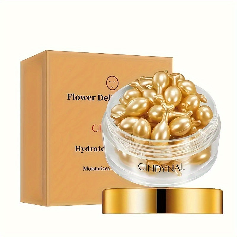 3 Boxes of Placenta and Hyaluronic Acid Essence Capsules, Enhance Moisturizing and Skin Care, Glow, Suitable for Travel, Multifunctional for Facial and Neck Moisturizing