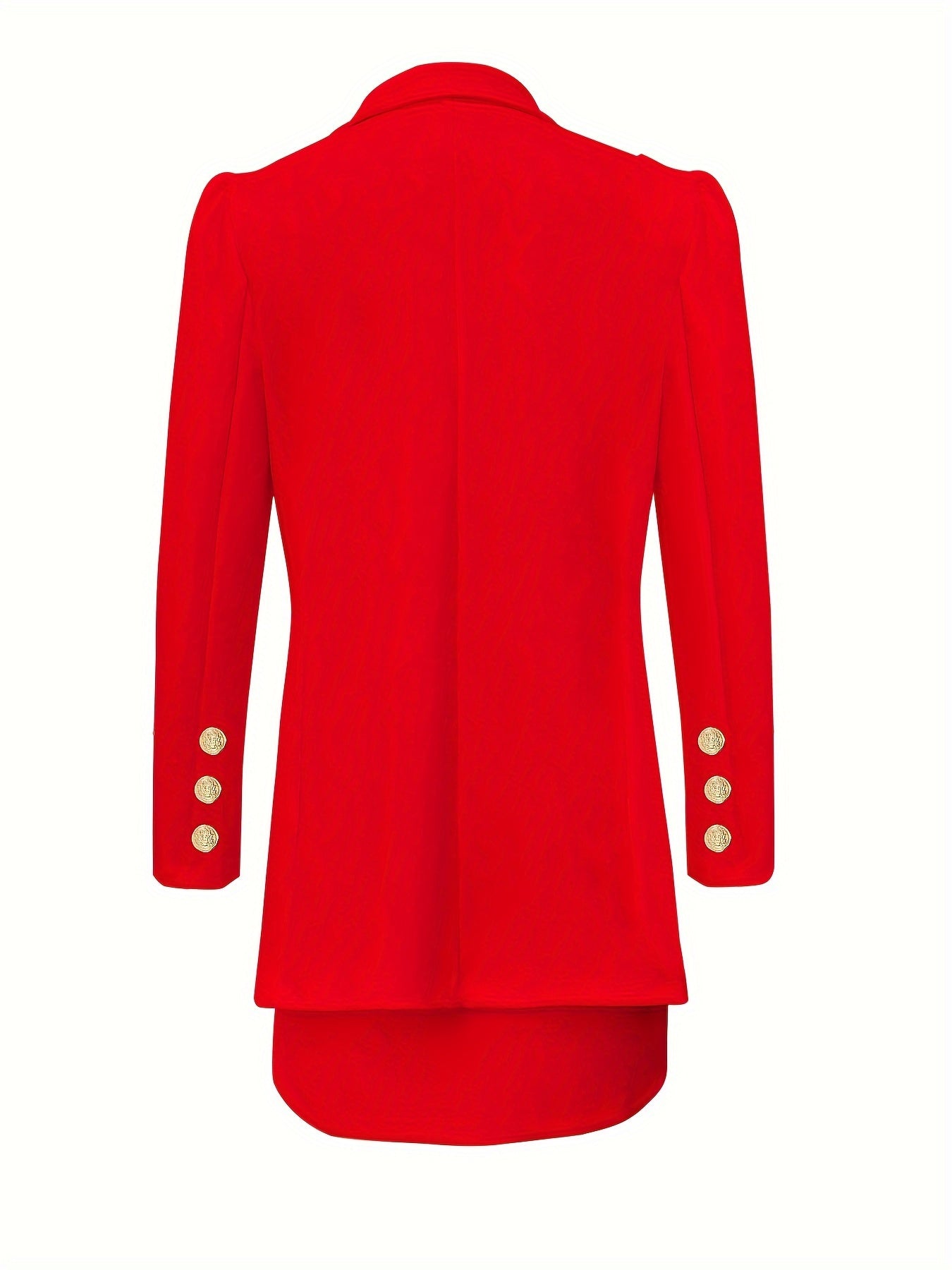 Two-piece Set, Solid Long Sleeve Elegant Blazers & Mini Skirt, Women's Clothing