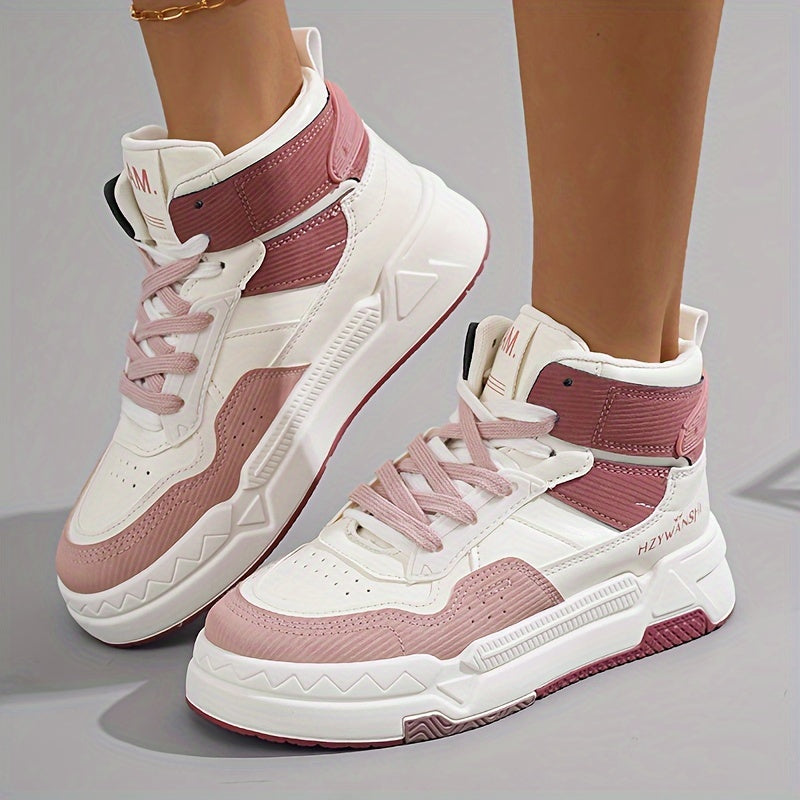 Comfortable Ankle High Top Women's Short Boots, Casual Flat Bottom Student Shoes