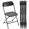 ANTONIA 20/10/8/6/4Set Stackable Plastic Folding Chair Pack with 350lb Steel Frame, Portable Outdoor Commercial Seat Perfect for Wedding, Party, Picnic, Dining, and Events Available in Classic White and Black