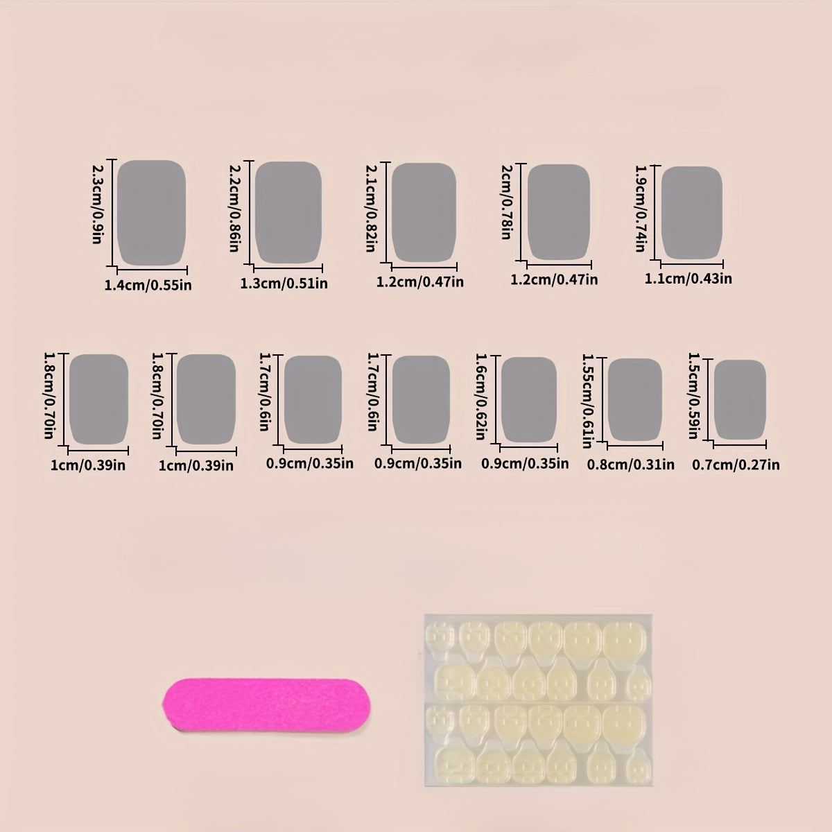 Upgrade Your Style 24pcs of Wearable Nail Stickers with Flower Design, Whitening and Versatile High-end Freshness, False Nails Extension Removable Nails Set with Jelly Glue 1 Nail File
