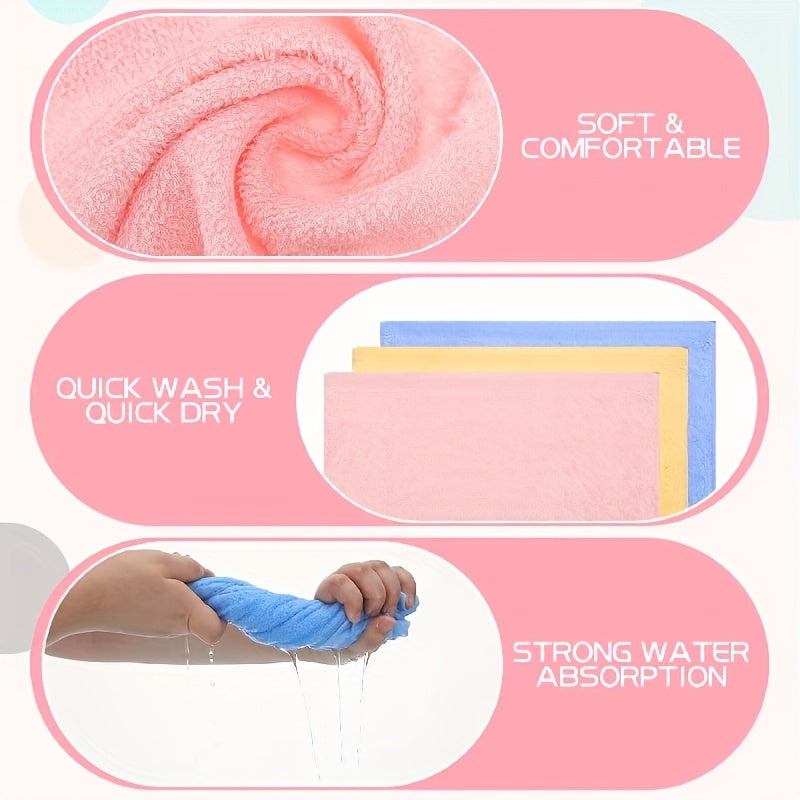 40pcs Ultra-Soft Microfiber Towel Set - Quick-Dry, Absorbent Hand & Face Towels for Home Bathroom - Skin-Friendly Coral Fleece - Perfect for Everyday Use & Travel - Ideal Gift for Housewarming & Spa