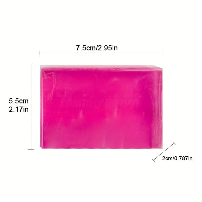 5pcs Family Set Of Natural Handmade Strawberry Flavored Soap, Suitable For The Whole Family To Use, Keeps The Skin Hydrated, Moisturizes The Skin, Provides Long-lasting Hydration, Gently Cleanses, And Has A Sweet And Fruity A