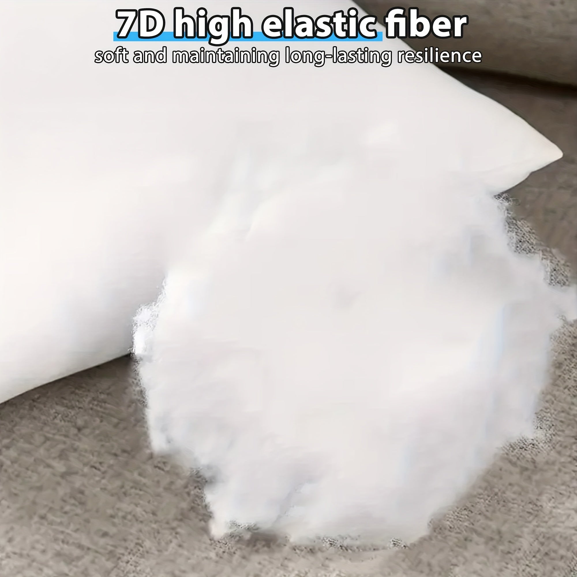 4pcs High Quality Fluffy Square Pillow Inserts with Zipper - Plump White Stuffer Cushion Fillings, 100% Polypropylene, Machine Washable, All-Season Use for Sofa, Bed, Patio, Camping & Travel - Perfect Gift for Family