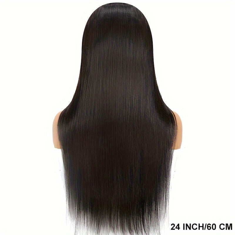[ Items For The Season Change]Human Hair Wigs With Bangs Ready To GO Glueless Straight Wigs For Beginners Women 100% Brazilian Human Hair