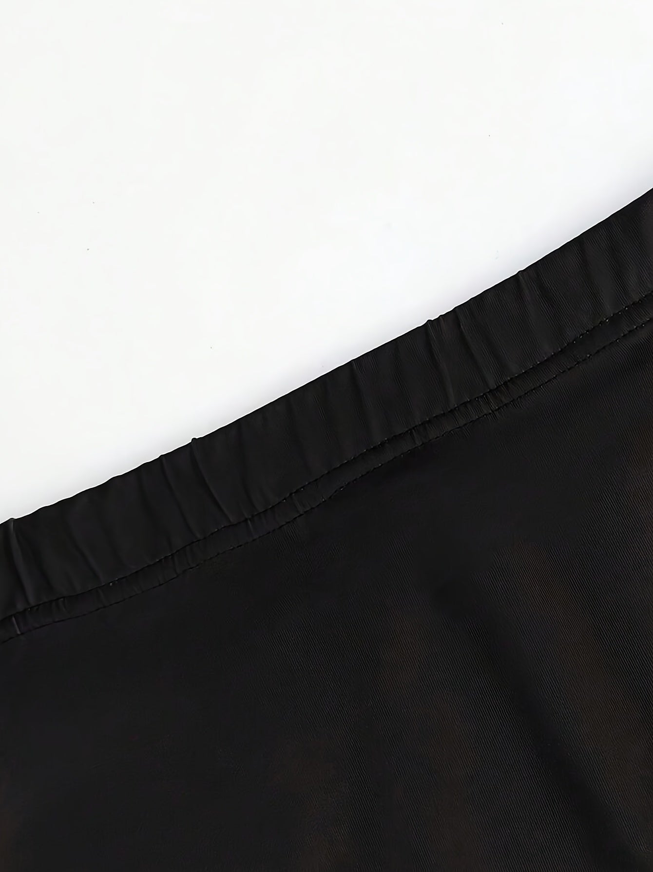 Solid Color Fitted Shorts