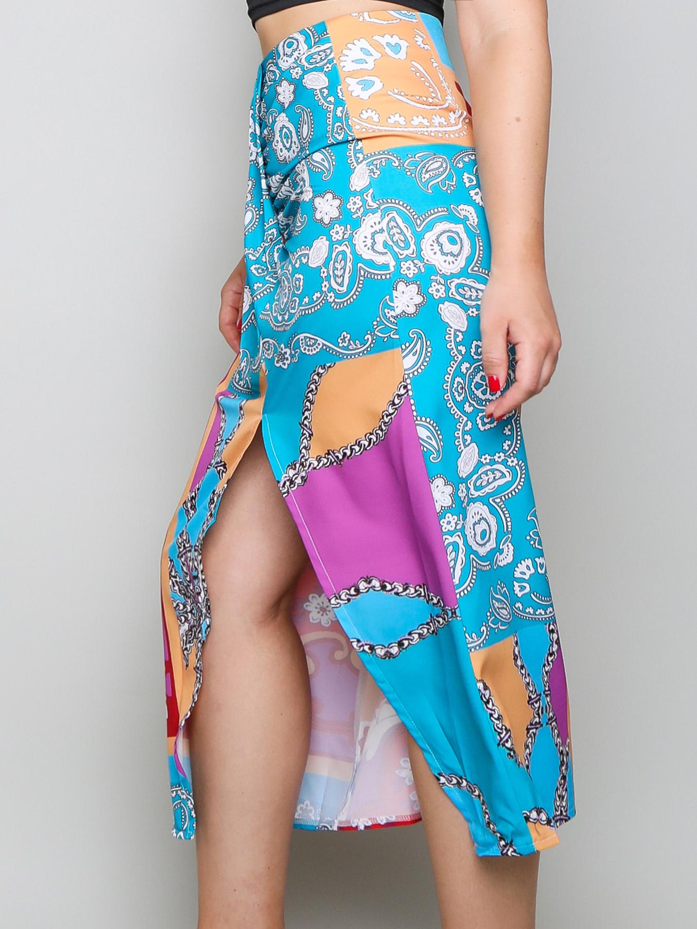 Sassy Beach Skirt with Vibrant Patterns