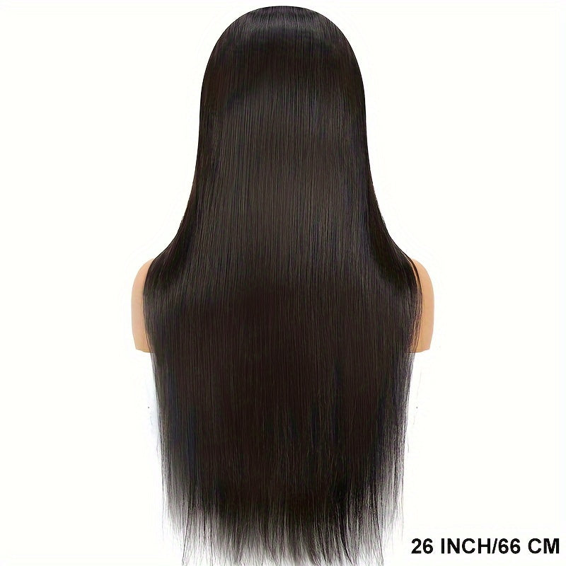 [ Items For The Season Change]Human Hair Wigs With Bangs Ready To GO Glueless Straight Wigs For Beginners Women 100% Brazilian Human Hair