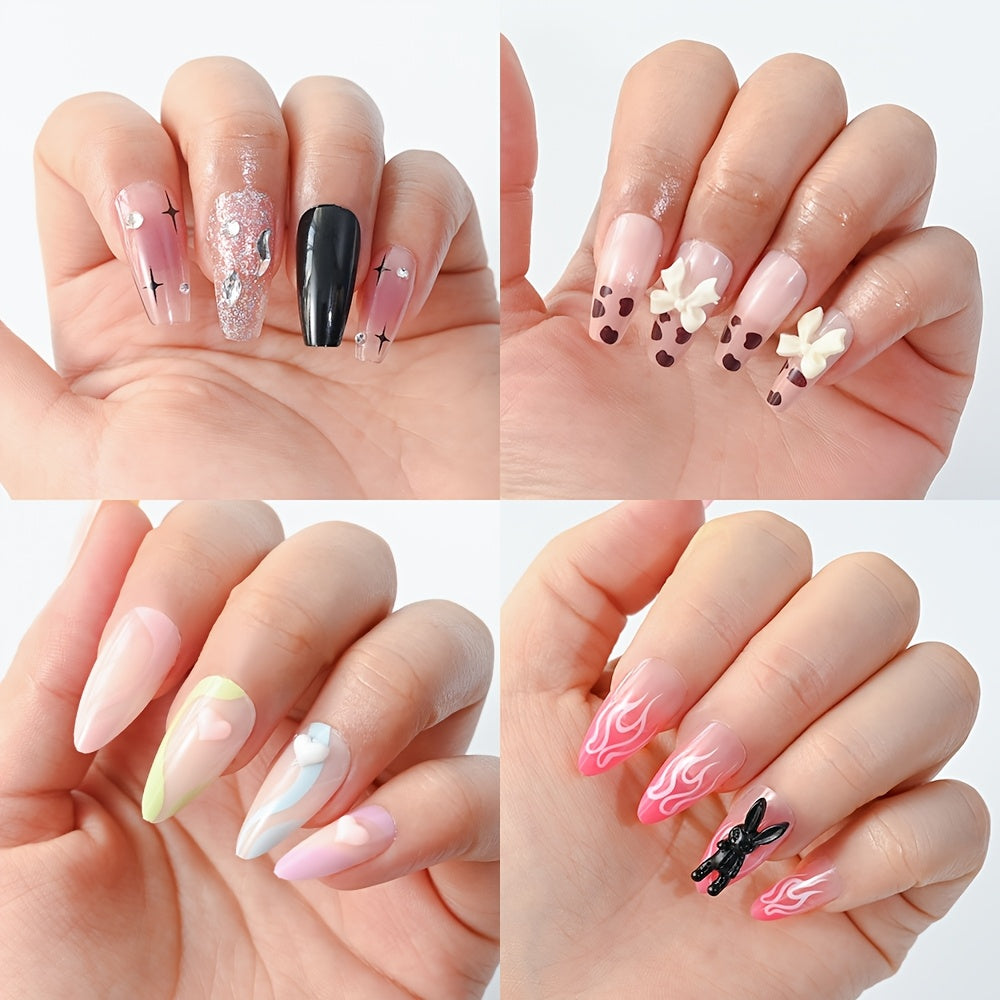 12Grid Nail Art Sequins - Ultra-Thin Large Sequins, Luminous Irregular Cut Glitter Pieces Holographic Rainbow Colors for Sparkly Manicures
