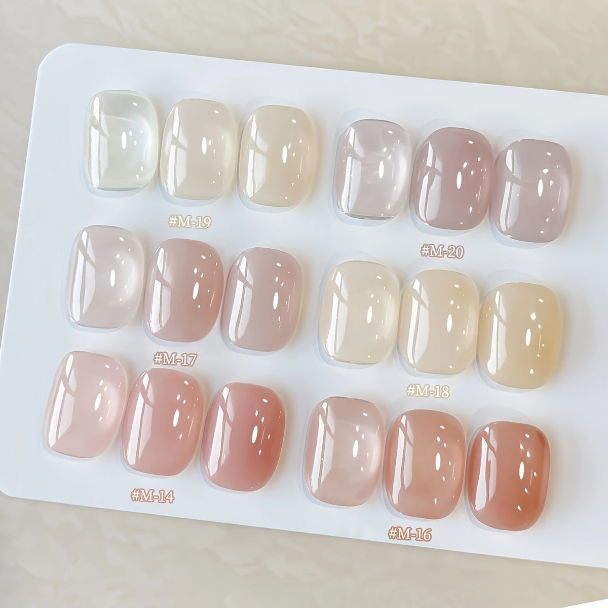 XEIJAYI 1pc 6 Colors 0.51oz New Popular Nail Gel Semi Permanent Nail Art Soaking UV LED Nail Salon DIY Nail Salon Gel