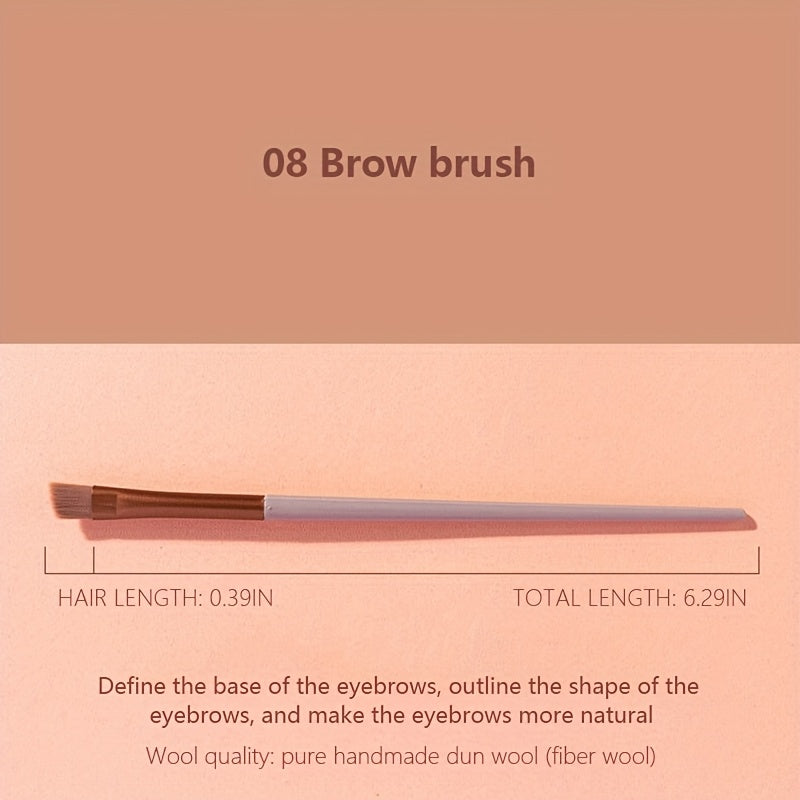 13pcss Makeup Brushes Makeup Kit, Foundation Brush Eyeshadow Brush Make Up Brushes Set (Reddish Brown, 13pcs Set) Birthday And Valentine'S Day Easter Gifts