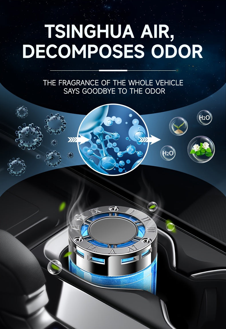 Car Cologne Jasmine High-End Car Interior Solid Balm Long Lasting Light Fragrance for Men, Car Air Freshener