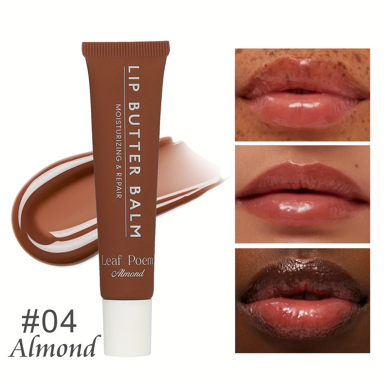 Hydrating Shimmer Lip Balm – Berry Tinted Lip Repair with Moisturizing Plant-Based Squalane, Glitter Finish, Anti-Dryness for All Skin Types