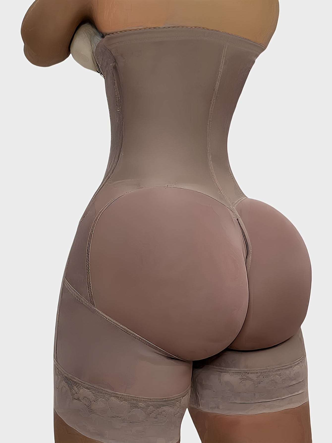 High-Waisted Shaping Pants with Double Layers for Body Sculpting, Designed to Lift The Buttocks And Slim The Waist.
