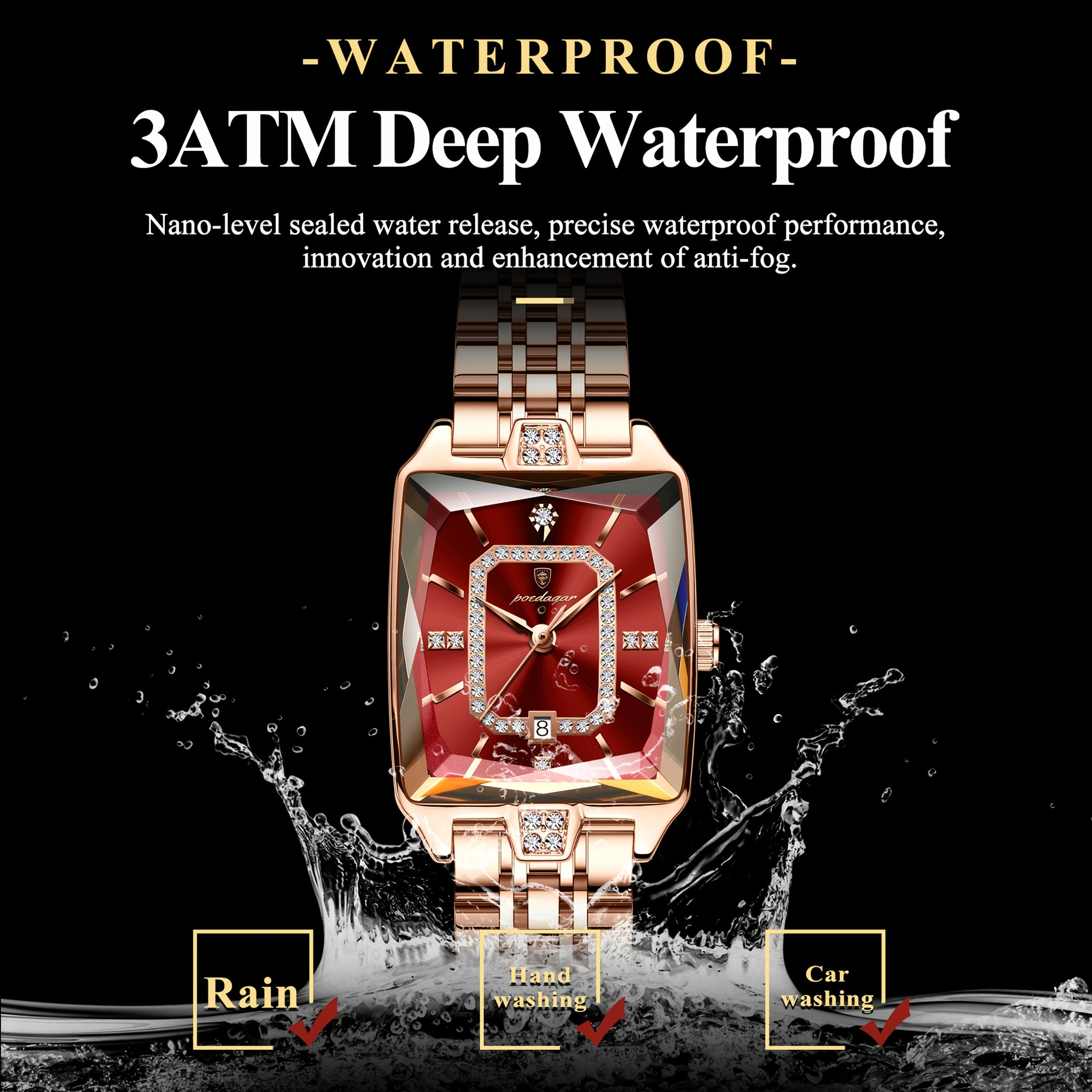 POEDAGAR Fashion Students Korean Casual Ladies Watch Luxury Stainless Steel Best Selling Simple And Elegant Quartz Wristwatch.