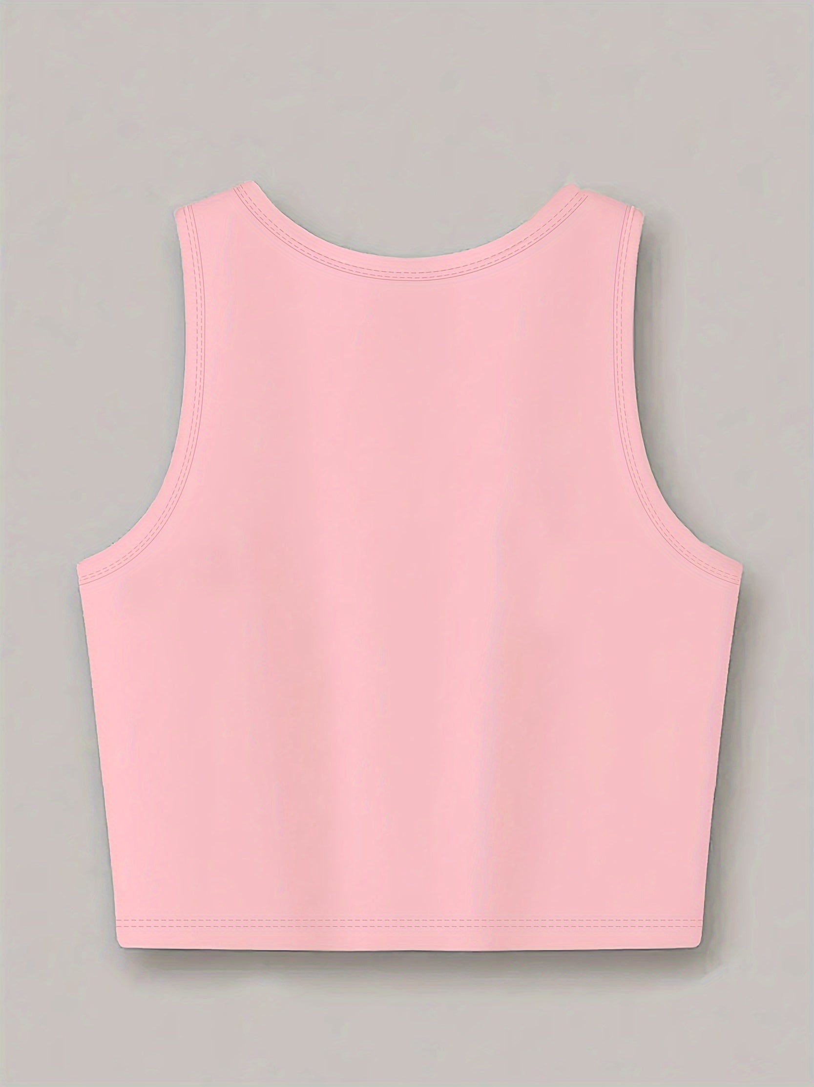 Chic Maroon Sleeveless Tank Top for Women with Crown & "K" Design - Casual Crew Neck, Breathable Polyester Blend, Perfect for Spring/Summer