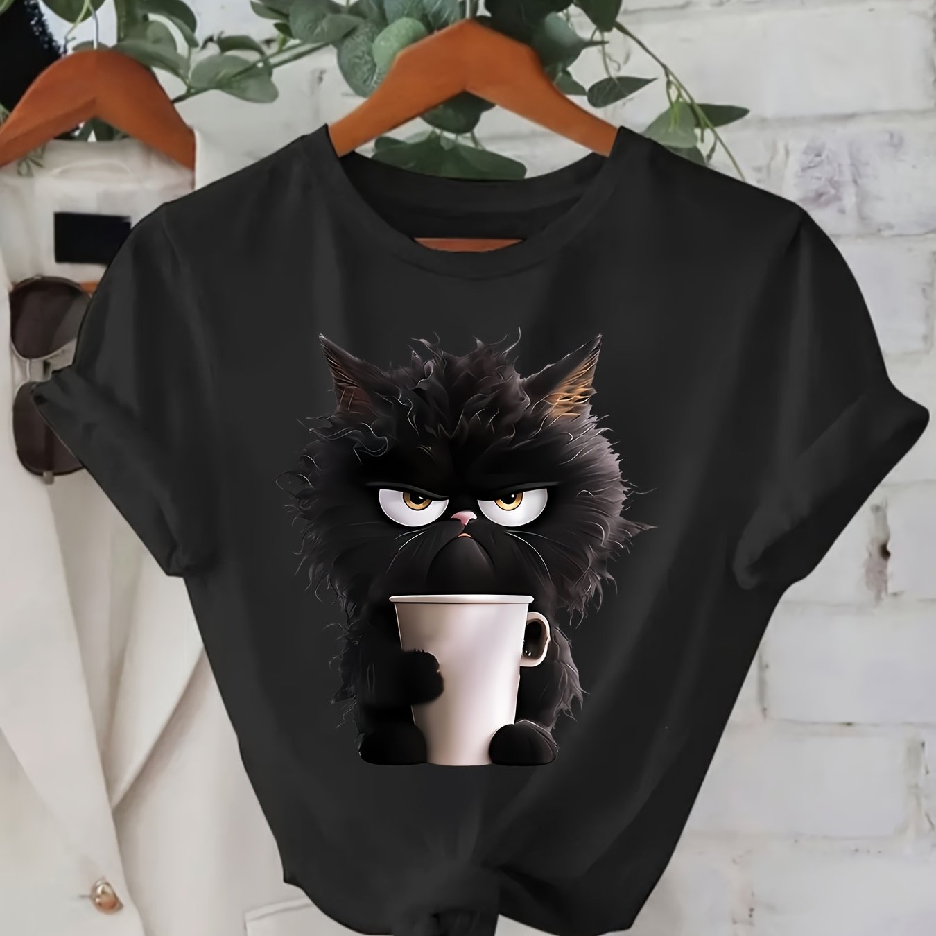 Women's Casual Leopard Print Bowknot T-Shirt - Short Sleeve, Round Neck, Soft & Comfortable Fabric, Perfect for Spring/Summer Fashion, Green Graphic Tee with Stylish Bow Design, Casual Wear | Playful Graphic Tee | Stylish Gra